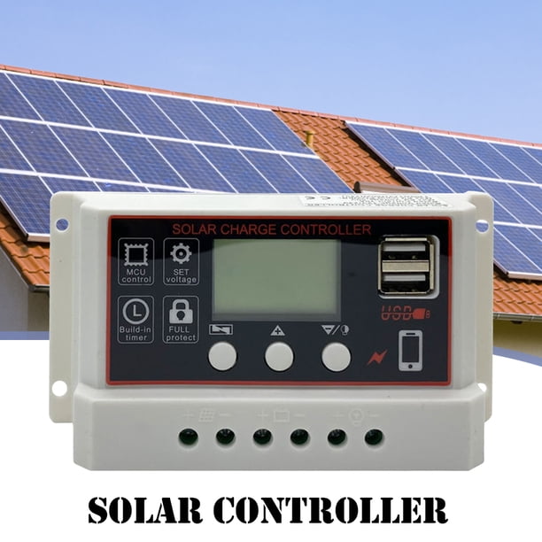 Controlador De Carga Solar Controlador de carga de batería solar 10A 20A 30A 12V 24V para batería de plomo-ácido / iones de litio Ndcxsfigh Libre de BPA