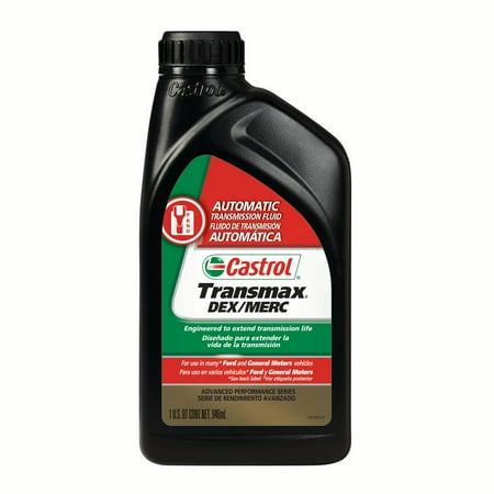 Castrol Transmax DEX/MERC Automatic Transmission Fluid, 1 Qt.