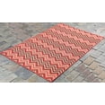 thumbnail image 2 of 6'7" x 9'7" Geometric Zigzag, Sunset Indoor & Outdoor Rug-1112, 2 of 2