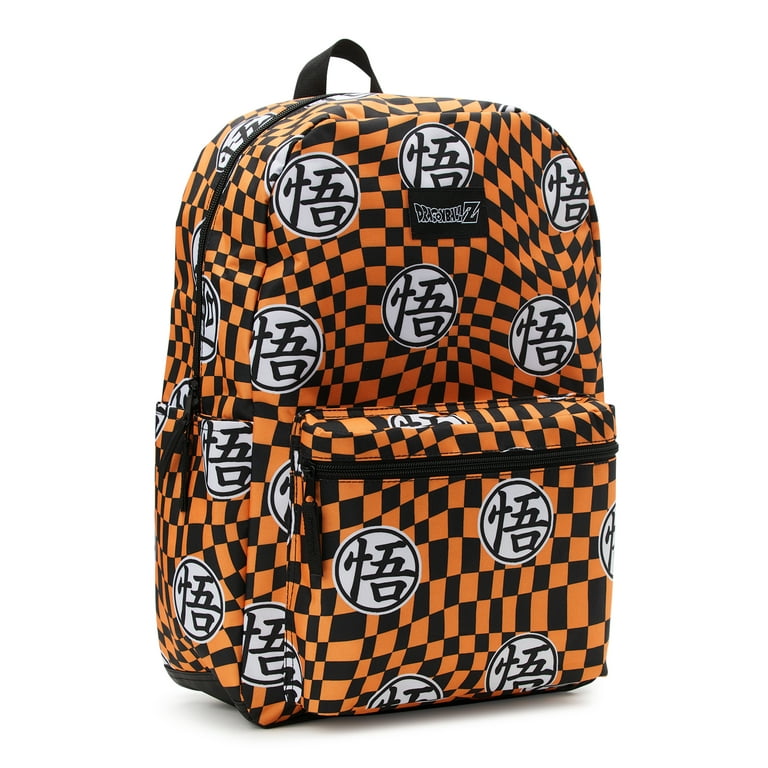 Dragon Ball Z Kanji 17 Laptop Backpack, Orange