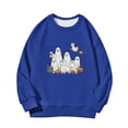 thumbnail image 4 of XXWXYD Sweatshirt Kids Halloween Graphic Print Long Sleeve Zip Up Hooded Cute Casual Fall Fleece Printed Striped Autumn Fashion for Teen Boys Girls Oversized Crewneck Pullover, 4 of 4