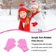 thumbnail image 3 of Sonducket 1 par de guantes para niños, calentador de manos para exteriores de estilo sencillo, cubiertas para calentar manos para niños y niñas, guante guantes y mitones Rosado Sonducket AP009862-09, 3 of 6