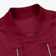 thumbnail image 4 of USNSM (M-5XL) Big and Tall Men's Fall Winter Solid Color Long Sleeved Stand Up Collar Zipper Cardigan Lightweight Workwear Jacket Red L, 4 of 9