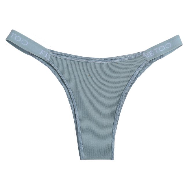 Women Thong Sexy Cotton Panties Underwear Woman Cross Letter Waist G-string Femme Brief Girlspangjing