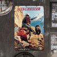 thumbnail image 4 of Placa Metal Vintage Hunter Gunner Pintura Hierro Rectangular Pared 30x40cm, 4 of 9