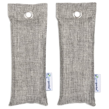 PureGuardian 75g Bamboo Charcoal Air Purifying Bag with Odor Control, 2-Pack, CB075, Unscented
