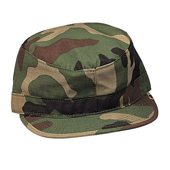 Rothco 10950 Kids Military Fatigue Caps, Woodland Camo - Medium