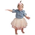 thumbnail image 2 of LEEy-world Vêtements Bébé Tout-Petits Enfants Filles Dashiki Style Traditionnel Robe à Manches Courtes Col Rond Robes Princesse Ankara Tenues, Beige, 2 of 3