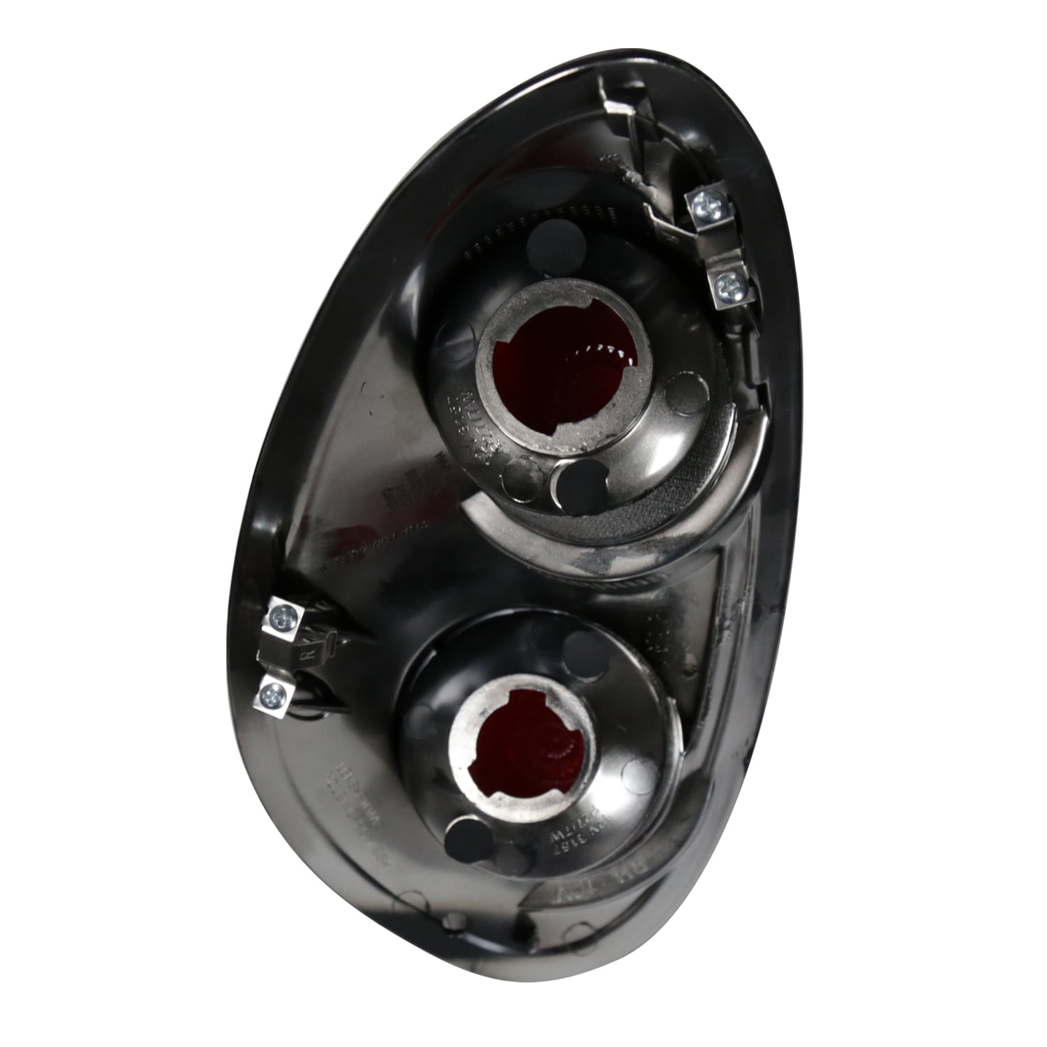 Spec-D Tuning Black Tail Lights Compatible with 2001-2005 Chrysler PT Cruiser, Left + Right Pair Assembly