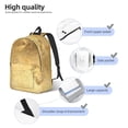 thumbnail image 5 of Casual Canvas Backpack Without Interlayer Large Capacity Stick Bag Design For Outdoor Shopping Office Outdoor Sports Gold Marble_3 Medium, 5 of 7