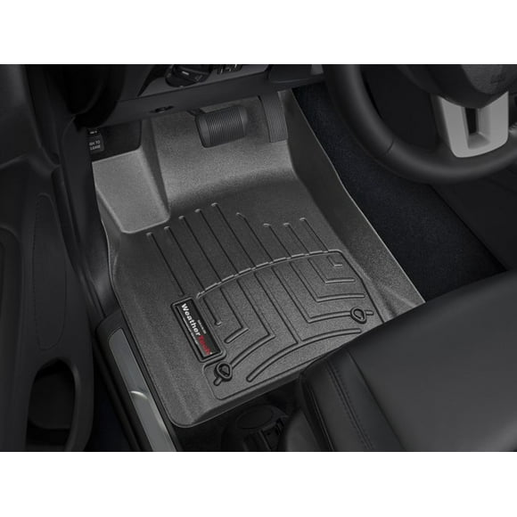 Weathertech Floor Liner 448751 FloorLiner; Molded Fit; Black; Thermoplastic Polyolefin TPO Vacuum Formed Material; 2 Piece