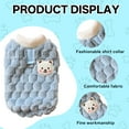 thumbnail image 3 of TELOLY Kitten Clothes,Coral Fleece Dog Clothes for Small Dogs for 8.82-11.02 Lbs Kittens and Puppies,Autumn/Winter Fur-Proof Vest Girl Dog Clothes,Blue,Xl, 3 of 7