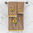 thumbnail image 5 of Linum Home Textiles 100% Turkish Cotton Girasol 2PC Embellished Fingertip Towel Set, Multi, 5 of 5