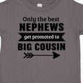 thumbnail image 4 of Inktastic Only the Best Nephews Get Promoted to Big Cousin Boys or Girls Toddler T-Shirt, 4 of 5