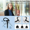 thumbnail image 7 of Bluetooth Headset 5.3,ABCPOW Wireless Headset Noise Cancelling Headphone for iPhone Android Wireless Earpiece Hi-Fi Stereo w/Charging Case 80H Playtime IPX7 Waterproof Handsfree Earphones for Trucker, 7 of 7