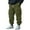 Army Green ①, variant on Wide Leg Sweatpants for Men Casual Bagyy Elastic Waist Drawstring Joggers Fall Fashion 2025 Multiple Pockets Workout Pants