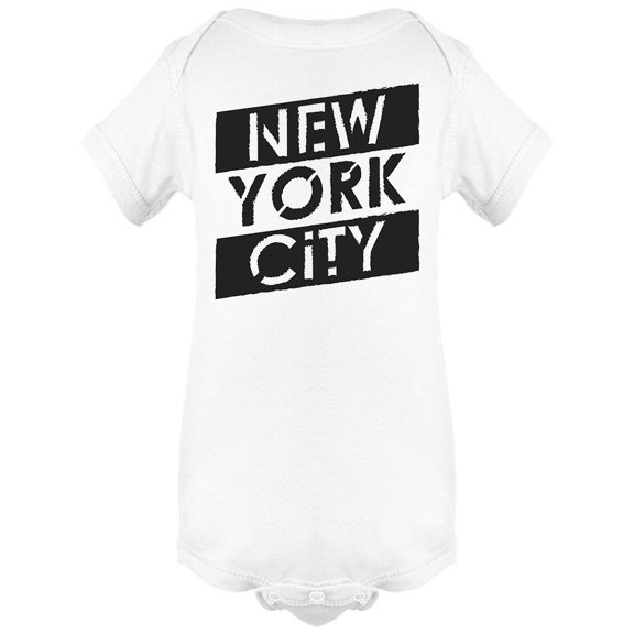 New York City Text. Bodysuit Infant -Image by Shutterstock,  6 Months