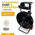thumbnail image 6 of IDL Packaging CA-505 Strapping Cart & Dispenser for Steel Strapping Coils with 16" Core Size, 6 of 7