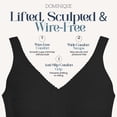 thumbnail image 2 of Dominique Women’s Marcelle Wire Free Comfort Bra #5360 – Cotton Lined Soft Cup, Wide Straps, Everyday Support - Lingerie for Women, 2 of 6