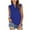 Navy, variant on AherBiu Tank Tops for Women Lace Shoulder Sleeveless Dressy Casual Blouse Notch V Neck Work Shirts Camisole