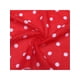 thumbnail image 4 of BUFANDAS DE ALGODÓN MEZCLADO CON LUNARES IMPRESOS INSPIRE CHIC para Mujeres, Pañuelo de Cabeza Cuadrado Pequeño Retro de los Años 50 21.7x21.7" Rojo, 4 of 6