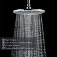 thumbnail image 5 of AQwzh 9.5 Inch Rain High Pressure Shower Head G1/2 Adjustable Bathroom Shower Head Spray Stainless Steel Polished Chrome Bath Rain Round, 5 of 7