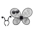 thumbnail image 1 of Diadema y gafas con antena de abeja y alas de abeja, novedad para juego de rol, cosplay de Halloween Gris, 1 of 8