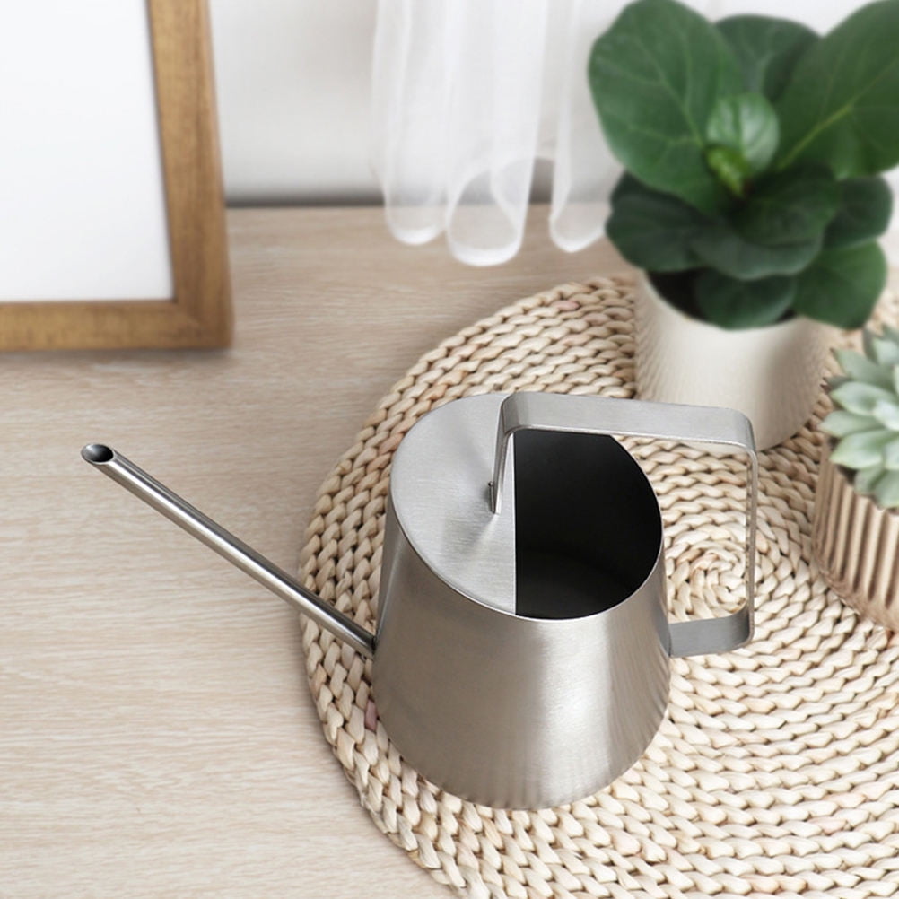 Worgeous Watering Can Stainless Steel Container Kettle Gardening Supply