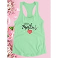 thumbnail image 3 of Happy Mothers Day Pink Heart Racerback Tank Women -Image by Shutterstock, Female x-Large, 3 of 4