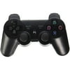 aniann wireless bluetooth controllers for sony playstation 3 ps3 double shock - black