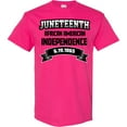 thumbnail image 3 of Inktastic African American Independence Juneteenth T-Shirt, 3 of 5