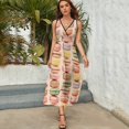 thumbnail image 4 of J'aime Macarons! Robe Sans Manches pour Femmes Robes d'Été Dames 2024, 4 of 4