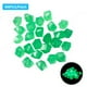 thumbnail image 1 of 100pcs Glow in the Dark Stones Glow Stones Decoración de piedra fluorescente en forma de diamante p Eccomum Piedra luminosa, 1 of 7
