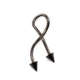 thumbnail image 2 of Twisted Ring with Super spiral Design 14G Made of SUrgical Steel, 2 of 13