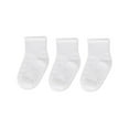 thumbnail image 2 of MeMoi 3 Pairs Infant Ribbed Non-Skid Ankle Socks, 2 of 8