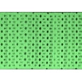 thumbnail image 1 of Ahgly Company Indoor Rectangle Solid Emerald Green Modern Area Rugs, 6' x 9', 1 of 4