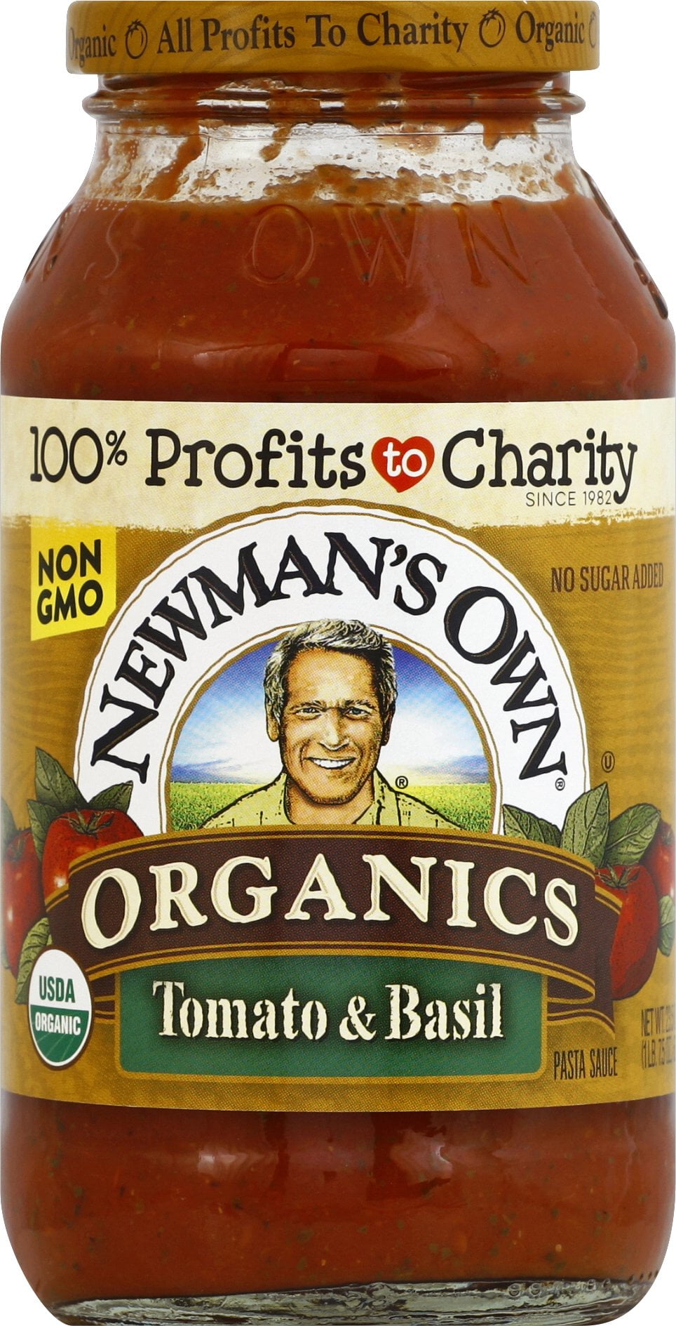 Newman's Own Pasta Sauce, Tomato & Basil Bombolina, 24 Oz