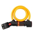thumbnail image 2 of LJNYFDC Secure Bike Lock Bike Lock with Tail Light High Security Heavy Duty 5 Digit Re settable Combination Bike Cable Lock with Taillight, 2 of 7