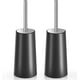 thumbnail image 1 of Juego de 2 Escobillas de Inodoro con Soporte y Mango Largo de Acero Inoxidable 304, Cepillo de Limpieza de Inodoro para Baño, Ergonómico, Elegante y Duradero (Negro), 1 of 7
