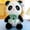 green, variant on Cute Plush Panda Toy Soft Stuffed Animal Creative Decor Gift for Little Fans