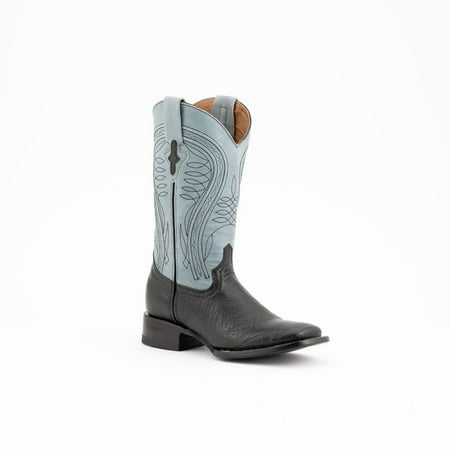 

Men s Ferrini Morgan Smooth Ostrich Boots Handcrafted Black