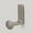 Satin Nickel, variant on Balin Designs Livi Wall Hook, Decorative Metal Wall Storage, Brushed Brass