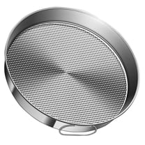 Luxshiny Metal Steamer Plate Steaming Tray Silver 304 Stainless Steel 1Pcs