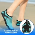 thumbnail image 3 of AUXDIQ Water Shoes Women Men Quick Dry Aqua Shoes Barefoot Beach Swim Shoes, Blue, 9 US, 3 of 6