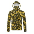 thumbnail image 6 of Hoodies for Women Camouflage Sun Protection Clothing with Mask Long Sleeve Ice Silk Sun Protection Top S, 6 of 7