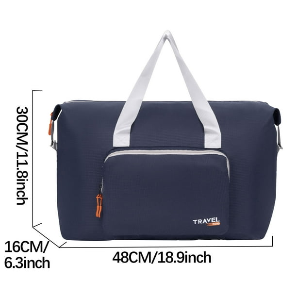 Yhmxh Organizadores y almacenamiento Bolsa de viaje de gran capacidad, bolsa de equipaje plegable, bolsa de almacenamiento portátil, bolsa de almacenamiento para viajes de negocios de corta distancia