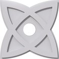 thumbnail image 1 of Ekena Millwork CMP14CM-03000 14 in. OD x 3 in. ID Square Cosmo Architectural Grade PVC Contemporary Ceiling Medallion, 1 of 1