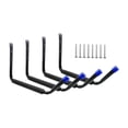 thumbnail image 1 of Ethern 4 Garage Storage Hooks, Wall Mounted, Large Shed, Display Hanger for Ladders And Blue capped, 1 of 9