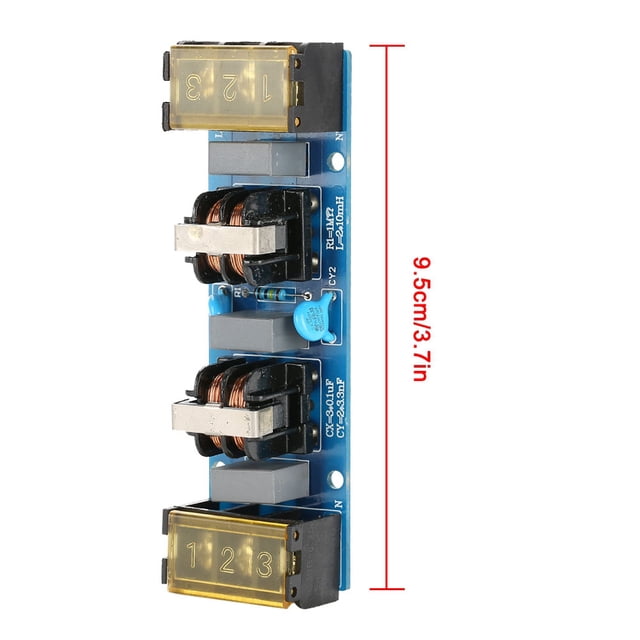 Filtro EMI, filtro de fuente de alimentación doble de alta frecuencia EMI, placa de filtro diseñada por expertos