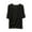 Black, variant on Ohufall Womens Modal Pj T-Shirts Solid Casual Ruffled Short Sleeve Crew Neck Pajama Tops Summer Soft Comfy Home Loungewear Sleepshirt Undershirt